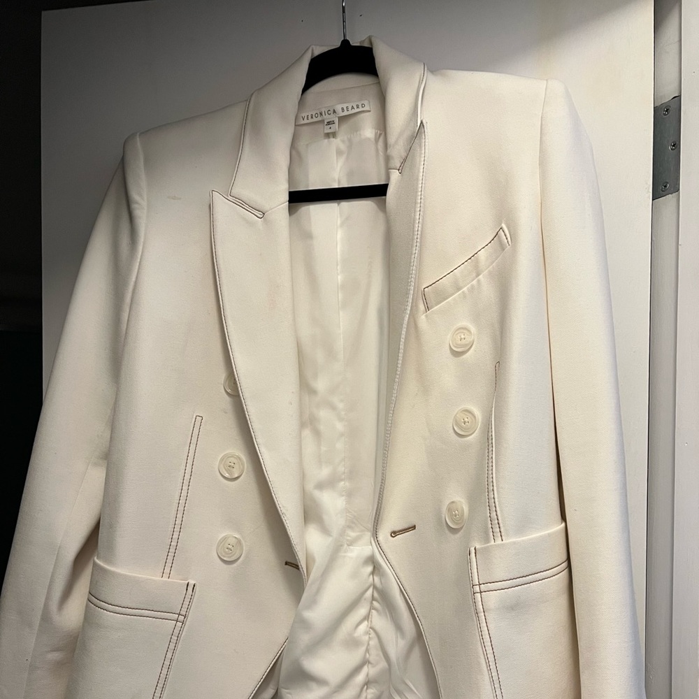 VERONICA BEARD WHITE BLAZER